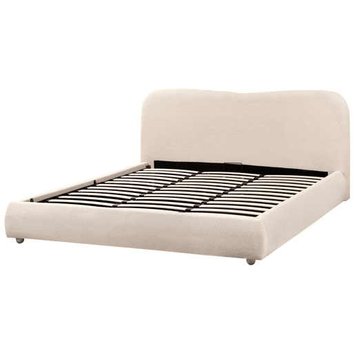 Beliani Cama baú Bouclé BLAGNAC