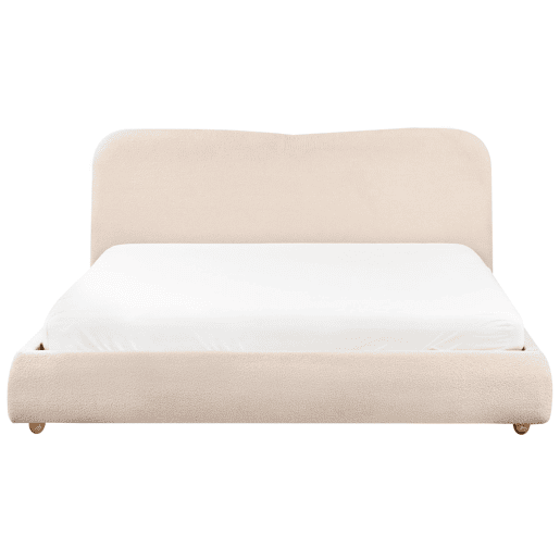 Beliani Cama baú Bouclé BLAGNAC