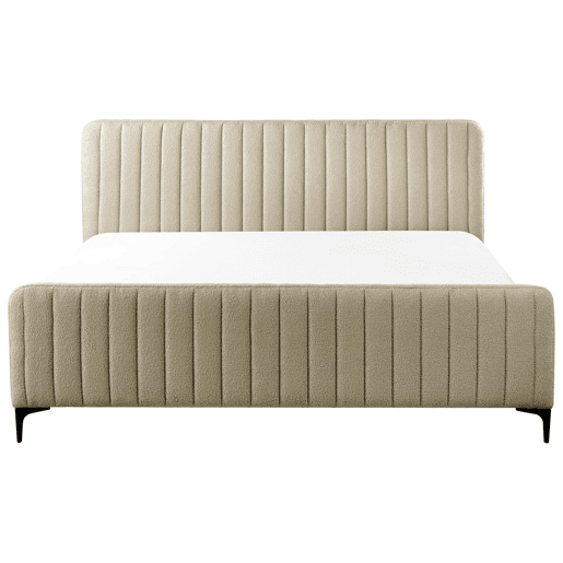 Beliani Cama Bouclé LUNAN Beliani Cama Bouclé LUNAN