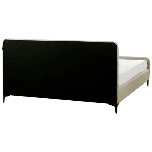 Beliani Cama Bouclé LUNAN Beliani Cama Bouclé LUNAN