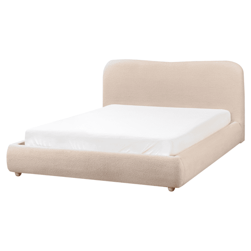 Beliani Cama baú Bouclé BLAGNAC