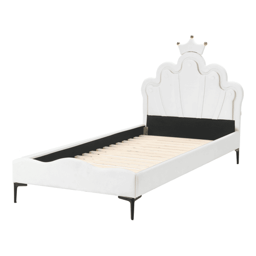 Beliani Cama infantil Veludo RUBIAN