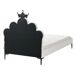 Beliani Cama infantil Terciopelo RUBIAN 103x209 Beliani Cama infantil Terciopelo RUBIAN 103x209 Blanco