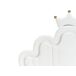 Beliani Cama infantil Terciopelo RUBIAN 103x209 Beliani Cama infantil Terciopelo RUBIAN 103x209 Blanco