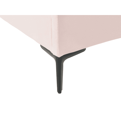 Cama infantil Coroa Veludo RUBIAN 90 x 200 cm Com luzes LED Rosa