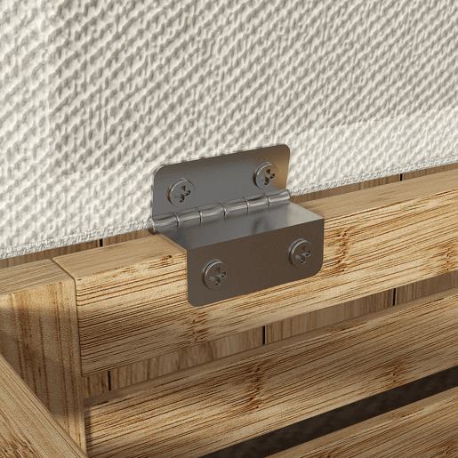 HOMCOM Banco com Armazenamento para Dormitório 57,7L Banco com Arrumação Estofado em Linho Sintético com Estrutura em Bambu para Entrada Sala de Estar 40x40x47 cm Cinza e Madeira