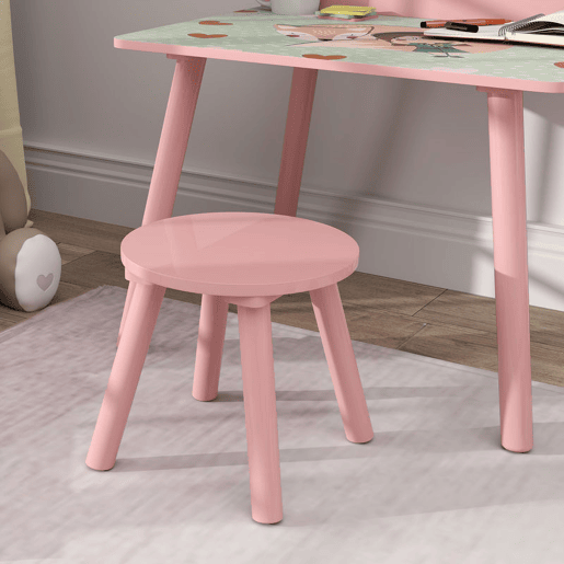 AIYAPLAY Mesa e Cadeira para Crianças Conjunto de 2 Peás de Mesa Infantil com Cadeira e Prateleira para Livros Secretária para Crianças acima de 3 Anos para Sala de Jogos Dormitório Rosa AIYAPLAY Mesa e Cadeira para Crianças Conjunto de 2 Peás de Mesa Infantil com Cadeira e Prateleira para Livros Secretária para Crianças acima de 3 Anos para Sala de Jogos Dormitório Rosa
