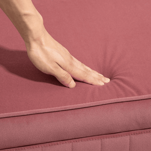 HOMCOM Banco Pé de Cama Estofado em Veludo Banco de Arrumação e Pés Dourado Banco para Entrada Dormitório 108x44x43,5 cm Rosa