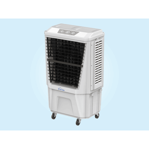 Ar condicionado com almofada evaporativa tripla, 3 velocidades, temporizador (24h) e oscilação automática Ar condicionado com almofada evaporativa tripla, 3 velocidades, temporizador (24h) e oscilação automática