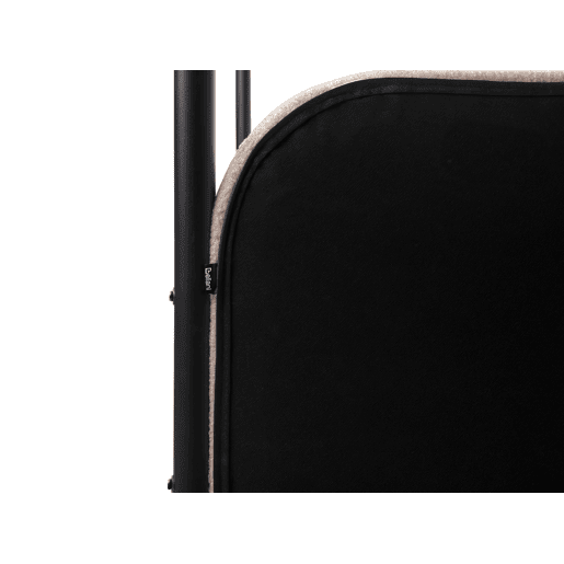 Beliani Cama com dossel Bouclé DANNEMOIS