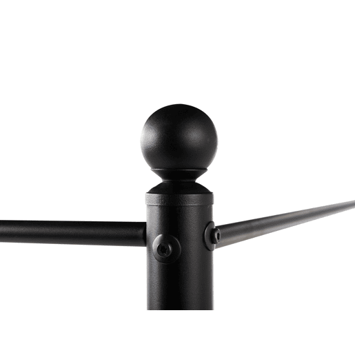 Beliani Cama com dossel Bouclé DANNEMOIS Beliani Cama com dossel Bouclé DANNEMOIS