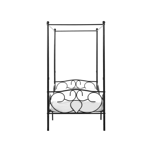 Beliani Cama com dossel Ferro SORMERY