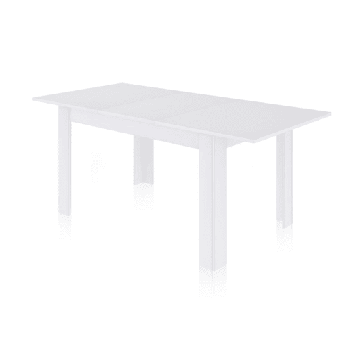Mesa de comedor extensible Danna Artik White (Branco mate) 123 x 78 x 75 cm