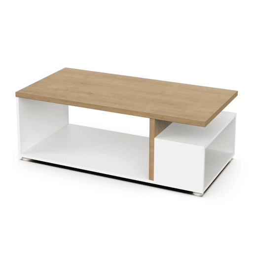 Mesa de Centro AMBIHOME ESSENCE - Branco, C91xP37xA50cm