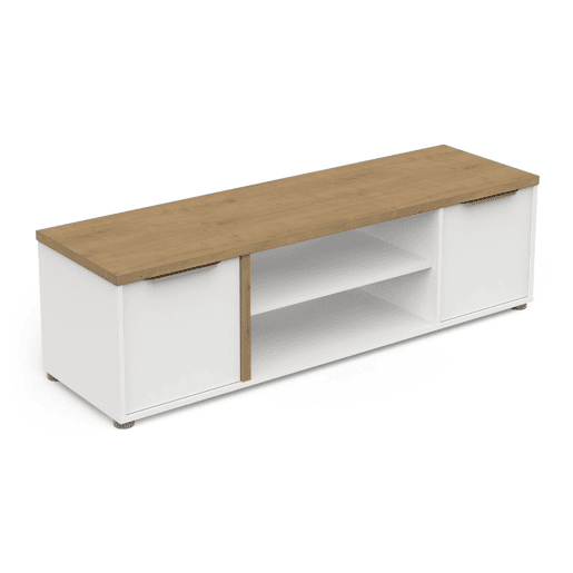Móvel TV AMBIHOME ESSENCE - Branco, C135xP40xA39cm