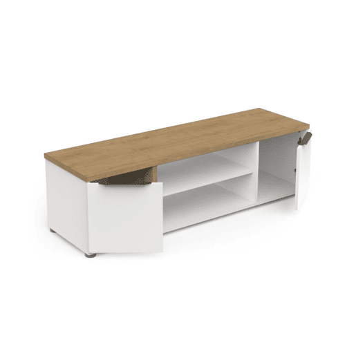 Móvel TV AMBIHOME ESSENCE - Branco, C135xP40xA39cm