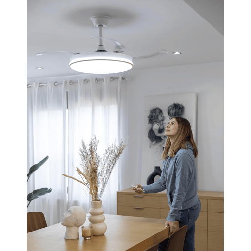 Ventilador de teto COSMOS com luz LED Ventilador de teto COSMOS com luz LED
