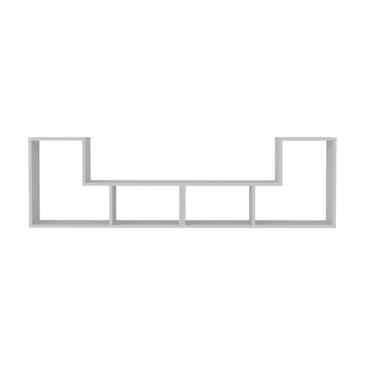 Conjunto de mobiliário modular Hustersurd de 2 peças DIY Branco en.casa Conjunto de mobiliário modular Hustersurd de 2 peças DIY Branco en.casa