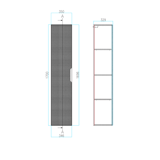 Conjunto móvel lavatório duplo 120 cm e coluna Mallory Bege e madeira