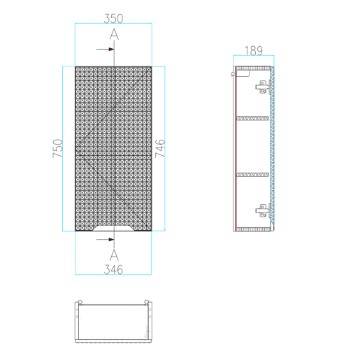 Conjunto móvel lavatório duplo 120 cm coluna e 3 armários murais Mallory Bege e madeira