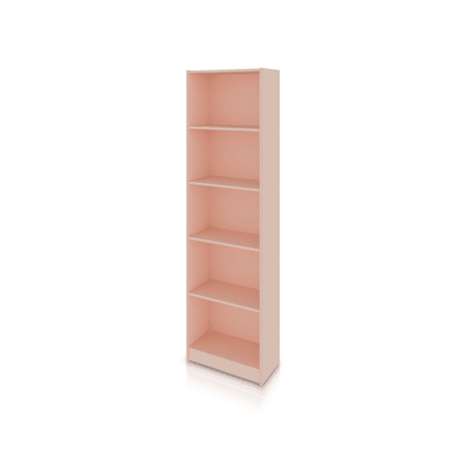 Estante de juventude Smile Rosa nuvem 52 x 180 x 25 cm