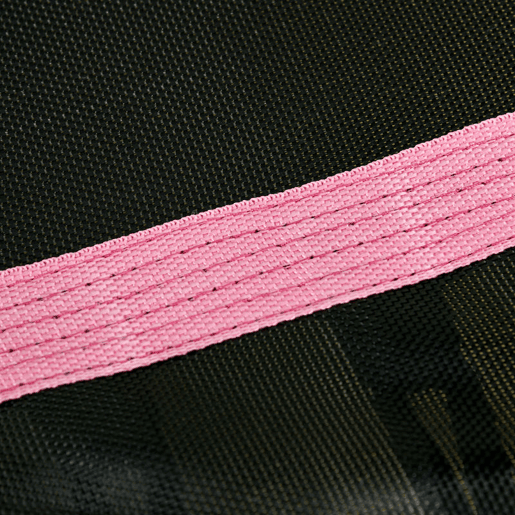HOMCOM Trampolim para Crianças acima de 3 Anos Cama Elástica Infantil com Rede de Segurança e Estrutura de Aço para Interiores e Exteriores Carga 50kg Ø163,5x190 cm Rosa