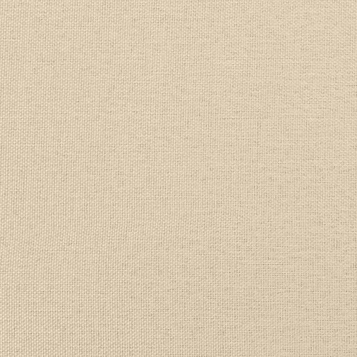 vidaXL Banco com pernas de madeira tecido cor creme vidaXL Banco com pernas de madeira tecido cor creme