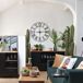 Reloj de Pared Tibor para Salón y Comedor Reloj de Pared Tibor para Salón y Comedor Negro
