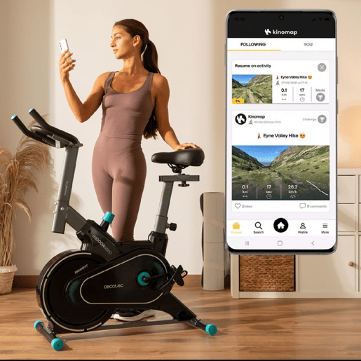 Cecotec Bicicleta interior Drumfit Indoor 4000 Magnetic Connected