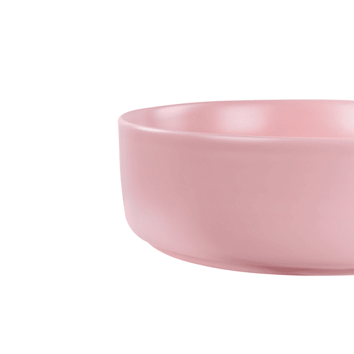 Lavatório de bancada em cerâmica rosa ? 37 cm GUDAR