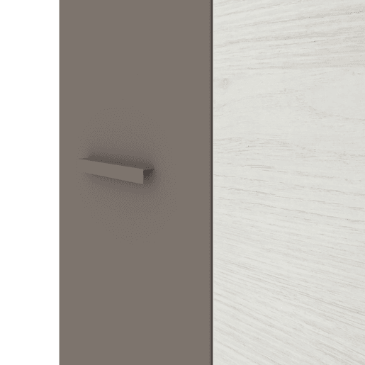 Roupeiro para jovens Axim Alpes Brancos - Basalto 90 x 200 x 52 cm