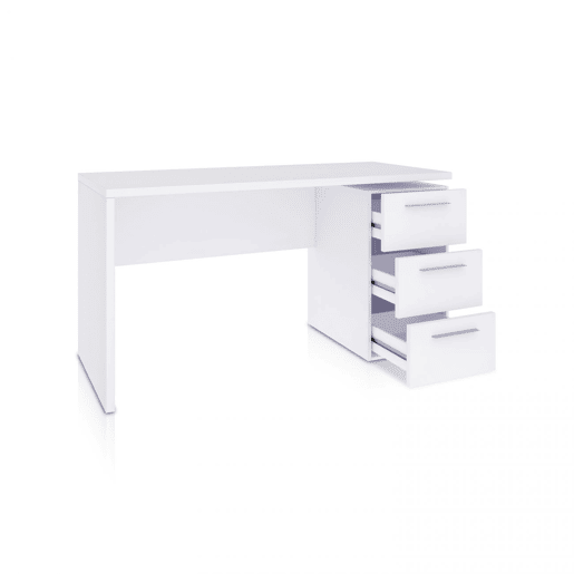 Mesa de escrita Sasha Artik White (Branco mate) 138 x 74 x 60 cm