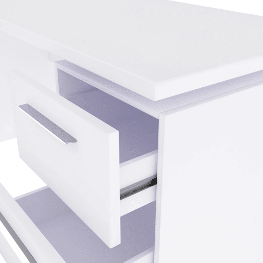 Mesa de escrita Sasha Artik White (Branco mate) 138 x 74 x 60 cm