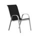 Conjunto De Jardín Mesa + 8 sillas de Textileno Conjunto De Jardín Mesa + 8 sillas de Textileno Negro
