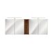 Conjunto de muebles con lavabo doble columna y armario Eros Conjunto de muebles con lavabo doble columna y armario Eros Topo