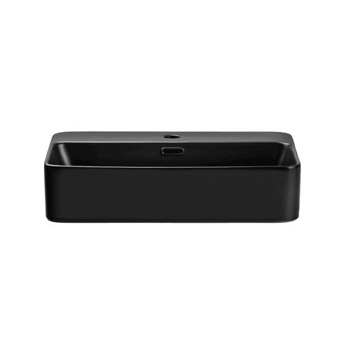 Móvel lavatório simples 80cm Elena Madeira e preto