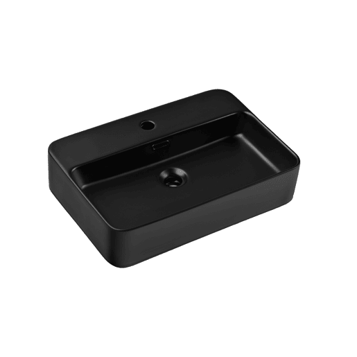 Conjunto móvel lavatório simples 80cm e coluna Elena Madeira e preto