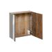 Conjunto mueble lavabo individual columna y armario de pared Éros Topo Eros 60 Conjunto mueble lavabo individual columna y armario de pared Éros Topo Eros 60 Topo