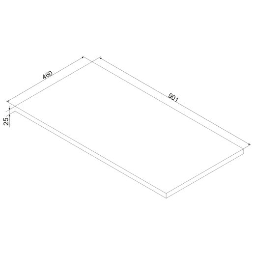 Móvel de toucador 90 cm com tampo Mallory Bege e madeira