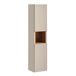 Conjunto de muebles con doble lavabo espejos LED y columna Manoa Conjunto de muebles con doble lavabo espejos LED y columna Manoa Beige