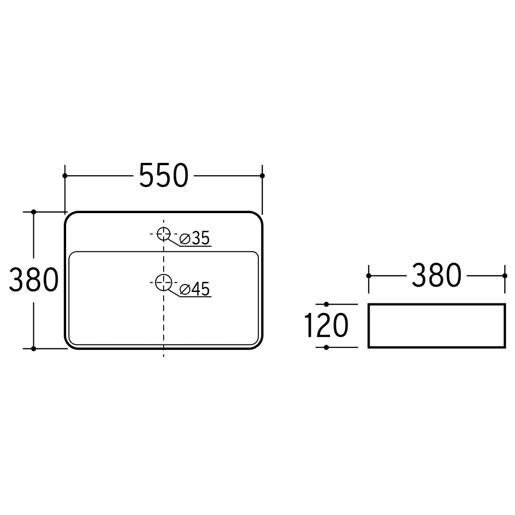 Móvel lavatório simples 90 cm Mallory Bege e madeira