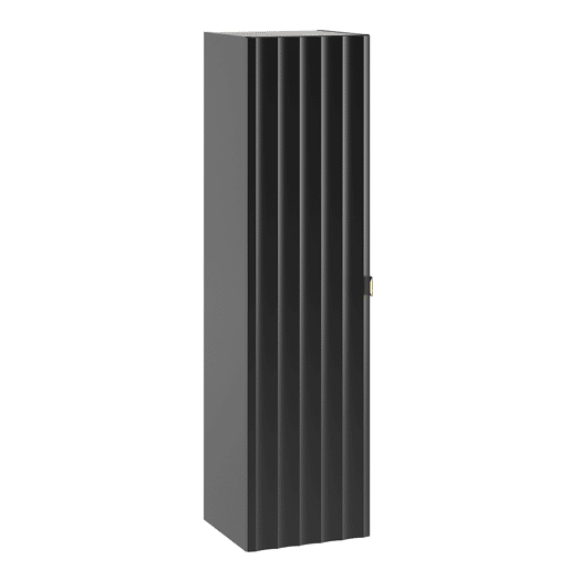 Conjunto móvel de toucador 80 cm com móvel alto Lexa Preto