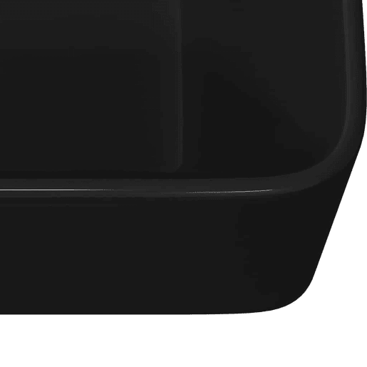 vidaXL Lavatório 40x30x13 cm cerâmica preto vidaXL Lavatório 40x30x13 cm cerâmica preto