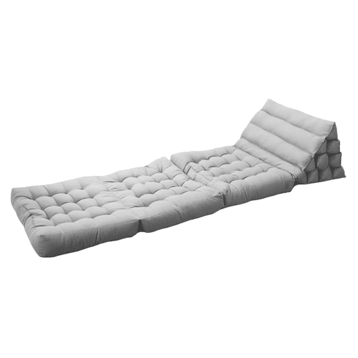 Conjunto de 2 tapetes modulares PYRAMIDE, cinzento claro Conjunto de 2 tapetes modulares PYRAMIDE, cinzento claro