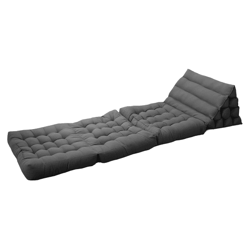 Colchão de solo modular de 1 lugar em poliuretano cinza escuro Colchão de solo modular de 1 lugar em poliuretano cinza escuro