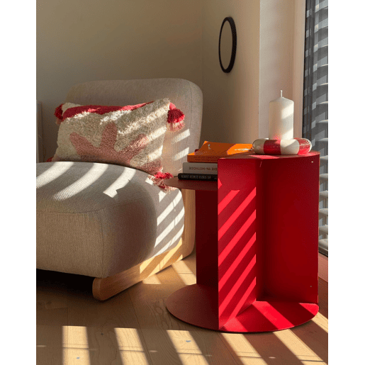 Mesa de apoio TAGGART Metal Vermelho