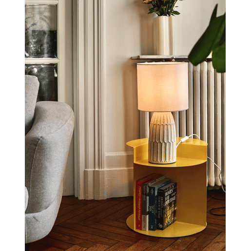 Mesa de apoio TAGGART Metal Amarelo