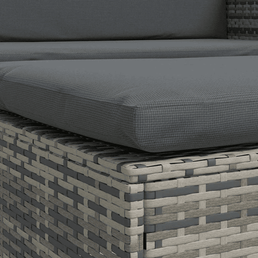 vidaXL 2 pcs conjunto lounge de jardim c almofadões vime PE cinzento vidaXL 2 pcs conjunto lounge de jardim c almofadões vime PE cinzento