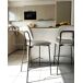 Beliani Silla de bar DUETTE Beliani Silla de bar DUETTE Gris