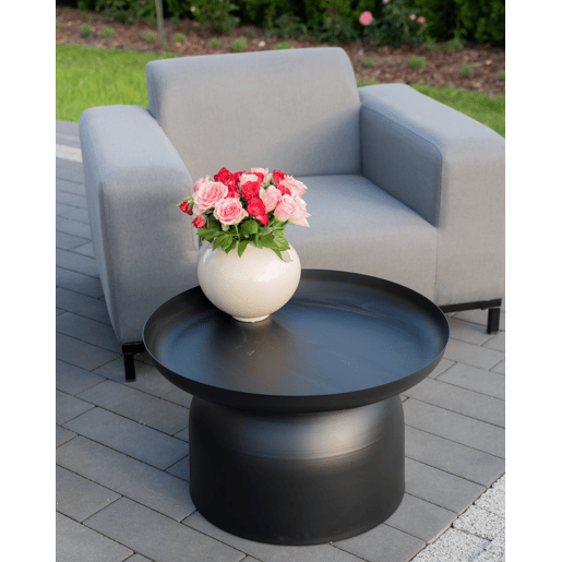 Mesa de centro TORRENS Metal Preto